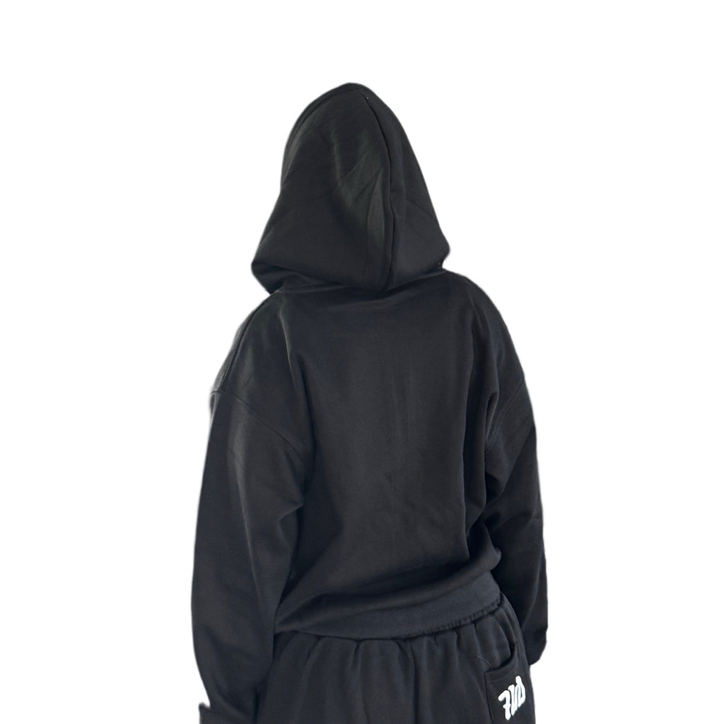Sweat Zip Noir "Greynight" - 7VD